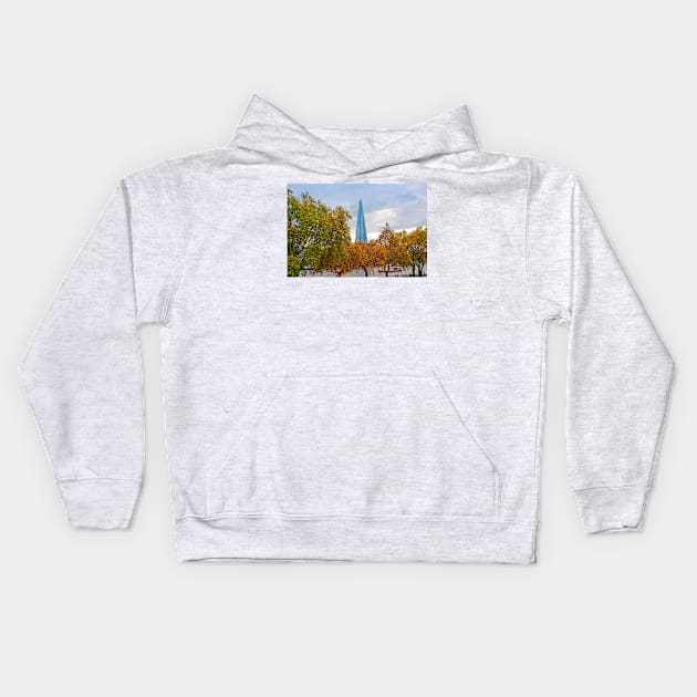 The Shard London Bridge Tower Southwark Kids Hoodie by AndyEvansPhotos